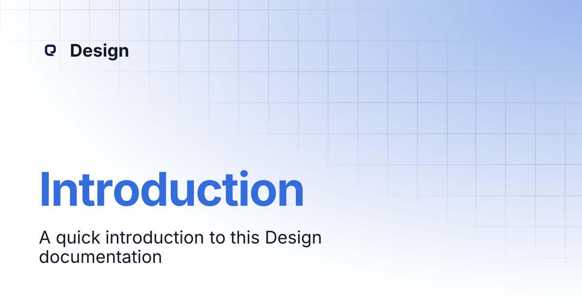 Introduction | Design